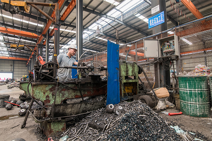 双辽网架配件车间